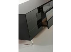 Regal Soriano, črn lak, prozorno steklo in akril 160 x 58 x 46 cm soriano tv glass detail.jpg